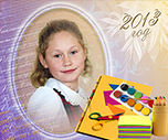 Квартальный календарь с портретом на фотобумаге на пружине перекидной «Краски»